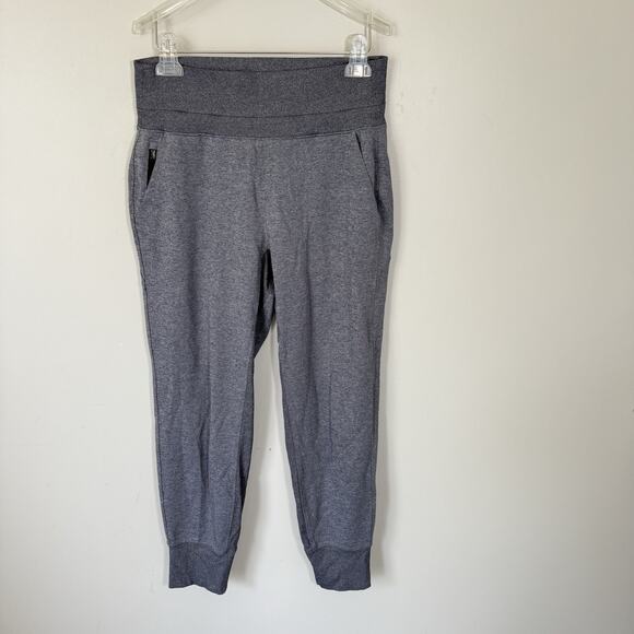 Athleta Venice Jogger Womens S Zip Pockets Stretch High Waist Pants Travel - Picture 1 of 5